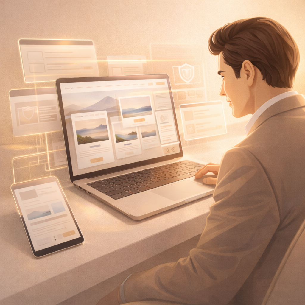 pelanggan puas menggunakan website travel yang mudah dipahami